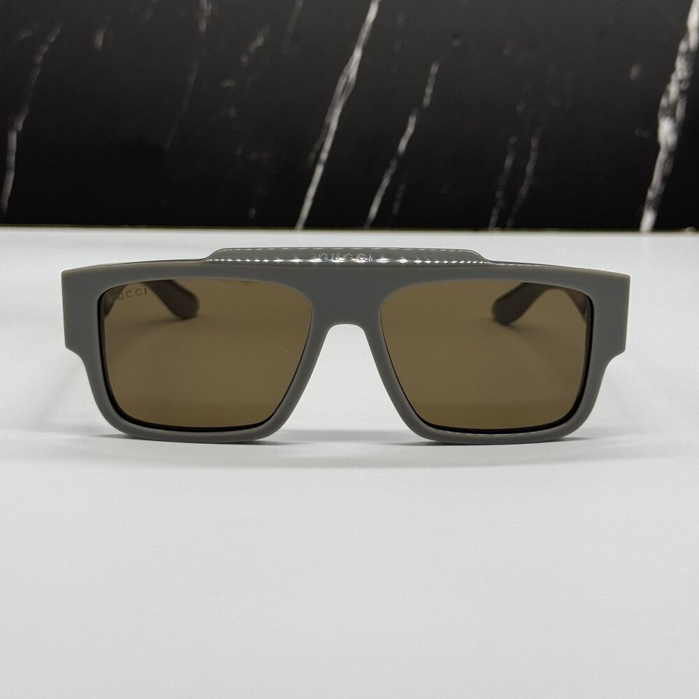 NEW GUCCI SUNGLASSES GG1460S 003 GRAY UNISEX EYEWEAR
